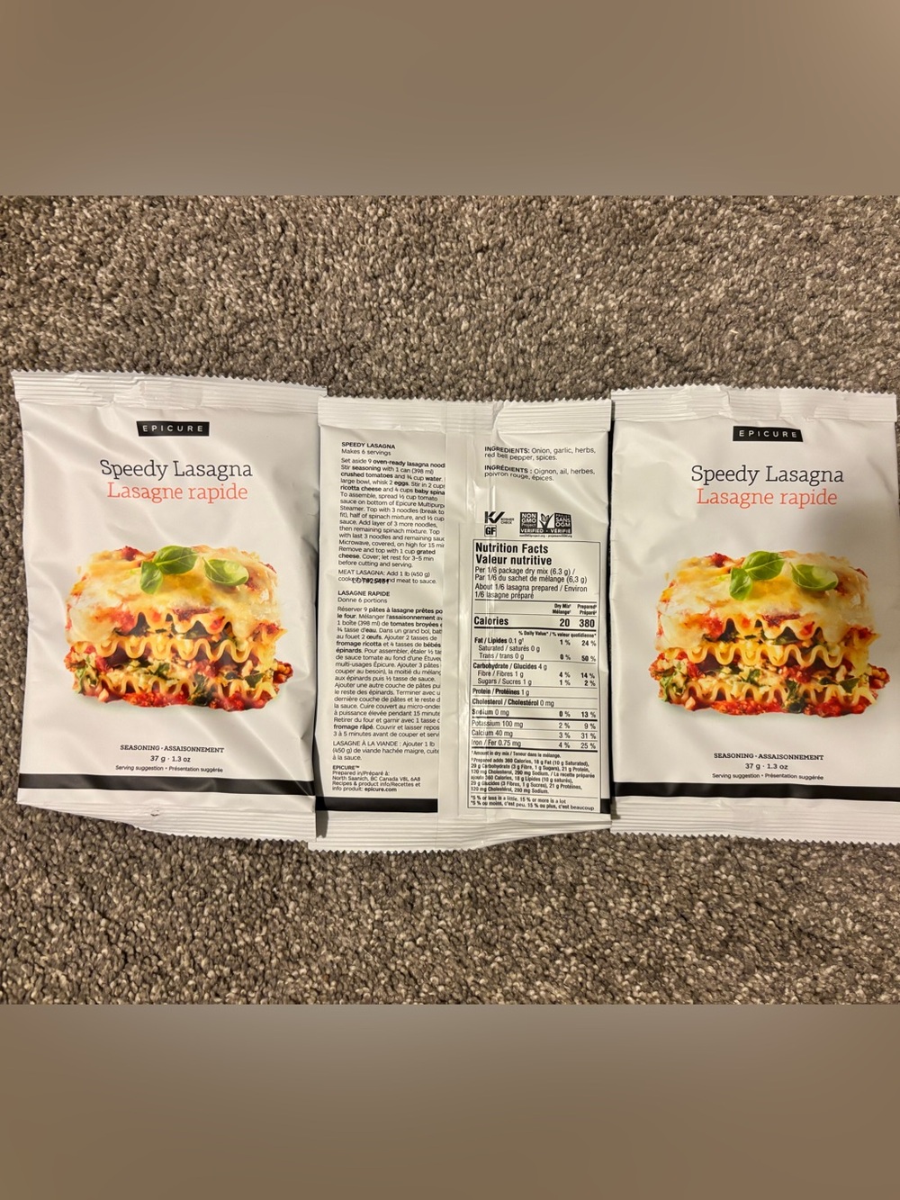 Epicure - Speedy Lasagna Seasoning (x3)